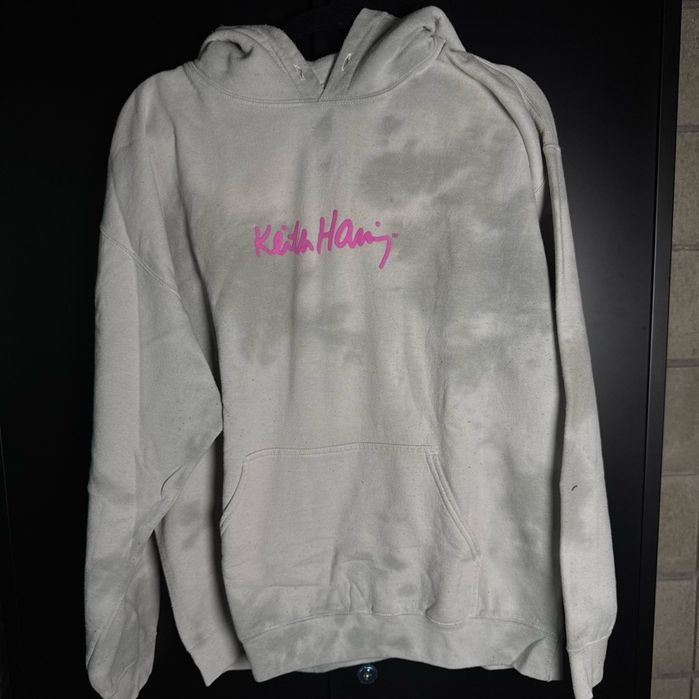 Ripple Junction Keith Haring Tie Dye Hoodie Sweatshirt - Men Medium